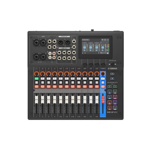 Yamaha MGX12V 18-Channel Digital Mixing Console w/ Video Interface - Black