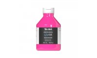 TriArt UVFX Black Light Poster Paint (500ml) - Fluorescent Pink