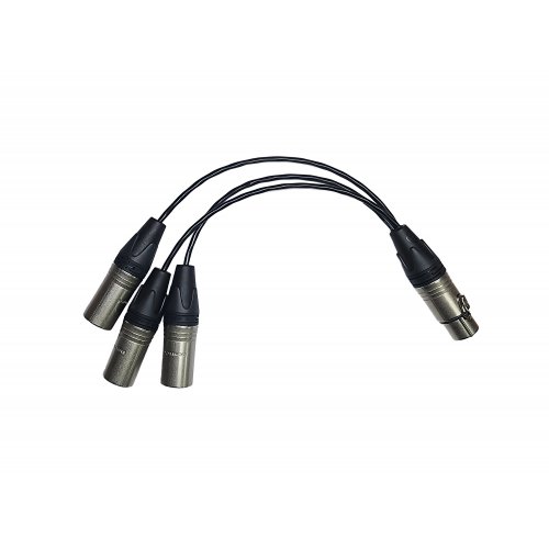 BRTB Y-Cord XLR Female to Triple XLR Male