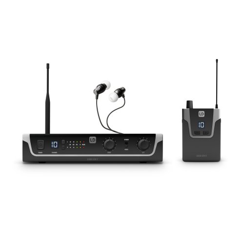 LD Systems U300 IEM In-Ear Monitoring System w/ Earphones - 470 - 490 MHz