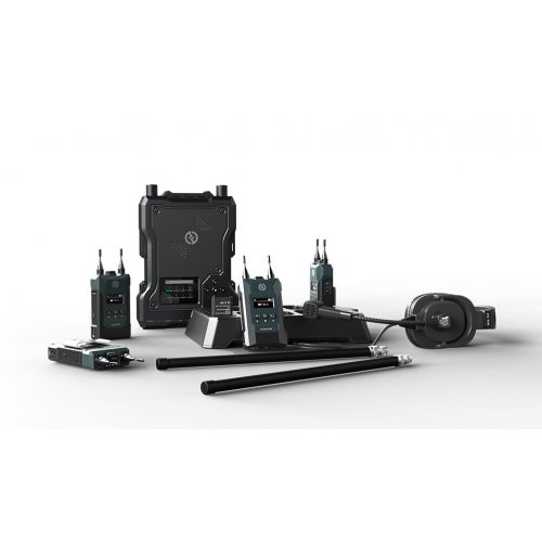 Hollyland SOLIDCOM M1 Full-duplex Wireless Intercom Solution (4 Beltpacks)
