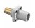 Hubbell HBLMRW 400A Cam Lock Male Panel Mount Set Screw - White