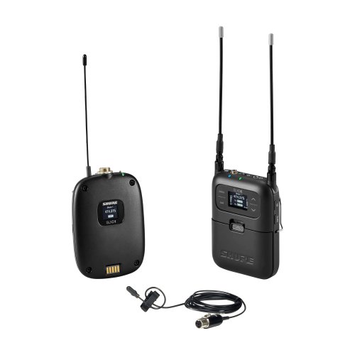 Shure SLXD15 Portable Wireless System w/ DuraPlex DL4B Lav Mic (Freq: H55)