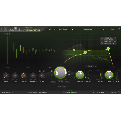 FabFilter Timeless 3 Tape Delay Plug-in (Download)