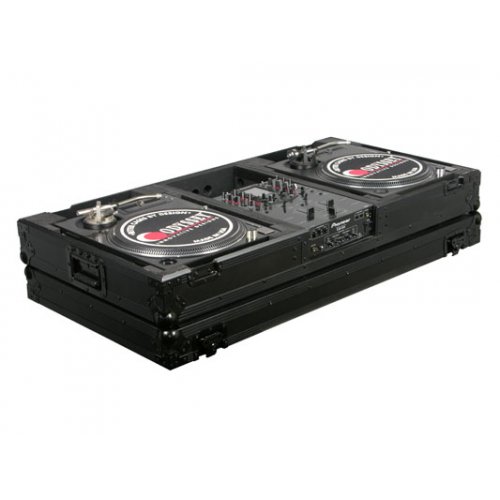 Odyssey Black Label DJ Battle Coffin for Turntables & 10in Mixer
