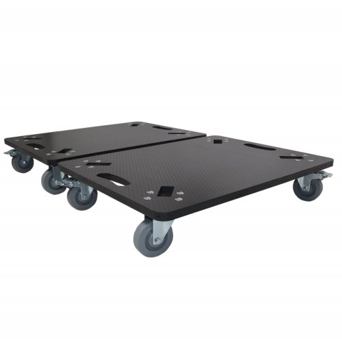 ProX Set of 2 Caster Boards with 4\" Industrial Grade Caster Wheels