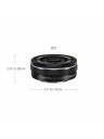 OM System M.ZUIKO ED 14-42MM F3.5-5.6 EZ Lens (Silver)
