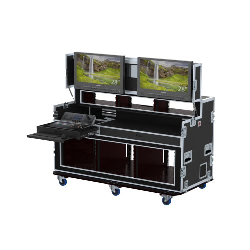 ProX Video Controller Case BMD ATEM 1M/E Advanced Panel + 2 screens by Santosom
