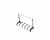 K&M 17515 Five Guitar Stand Guardian (Translucent)