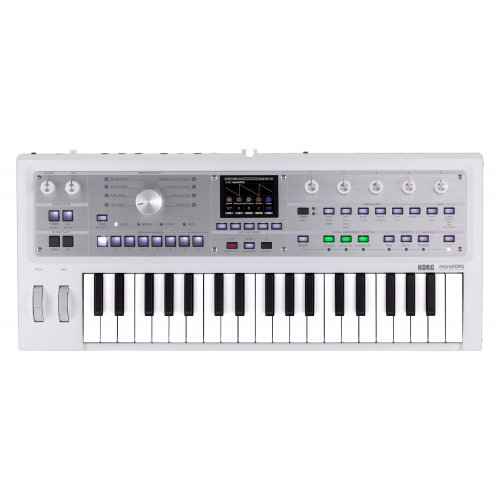 Korg microKORG MK2 Synthesizer/ Vocoder Limited Edition White w/ Soft Case