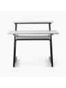 On-Stage Stands WS7500 3-Shelf Studio Workstation - White