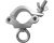 Proburger 2in Aluminum Eye Ring Half Coupler - Silver