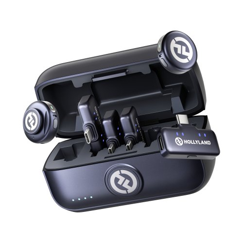 Hollyland Lark M3 Wireless Microphone System - 2TX/4RX