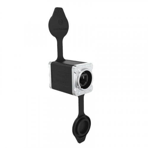 Seetronic SE8FF-05 IP65-Rated RJ45 Feedthrough Coupler for CAT5e