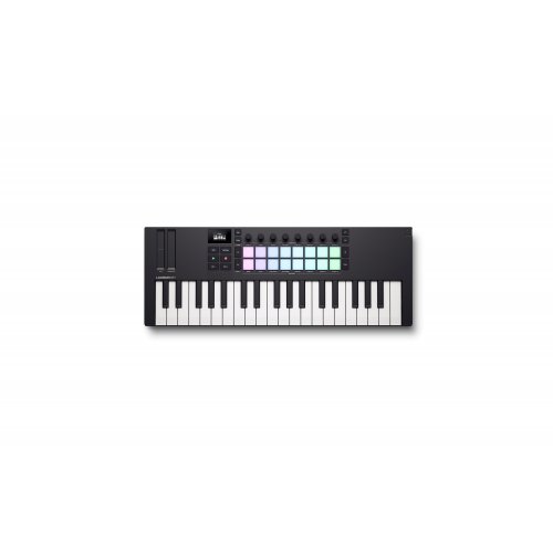 Novation Launchkey Mini 37 MK4 MIDI Keyboard Controller - Black