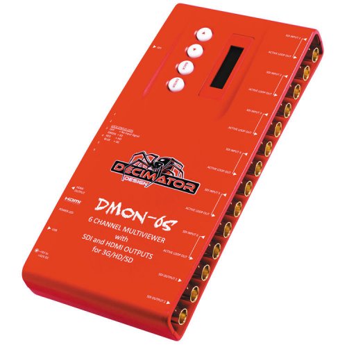 Decimator DMON-6S 6 Channel Multiviewer w/ SDI and HDMI