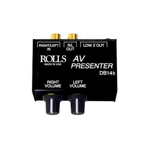 Rolls DB14 A/V Presenter Stereo DI Box