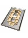 ON-Q WP3401-SS 1 Port Keystone Flush Stainless Steel Wall Plate