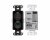 RDL RN12 Wall-Mounted Bi-Directional Mic/Line Dante Interface 1x2 - Black