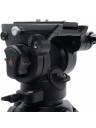 E-Image 2-Stage Aluminum Tripod w/Fluid Head and Dolly - Studio Kit