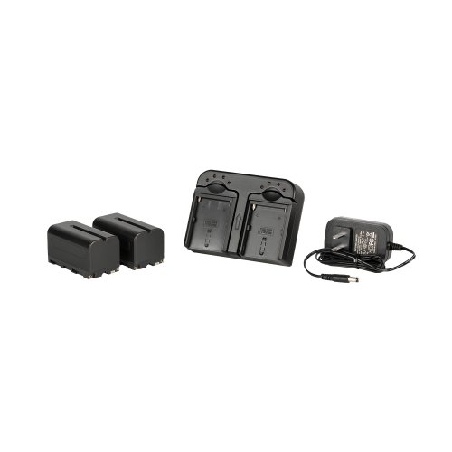Ikan DV Battery Kit w/ 2x NP-F750 Batteries & Dual-Slot Charger