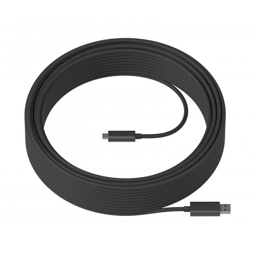 Logitech USB-A Male to USB-C Male Strong USB 3.2 Cable (10m / 33ft)