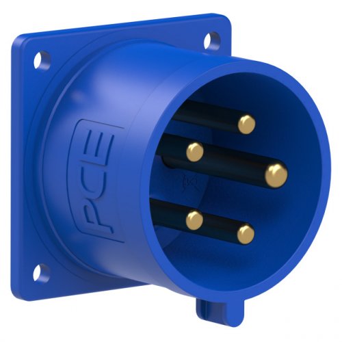 PCE PS530B9 CEE 30A 120/208v P&S Male Panel C5 4P5W IP44