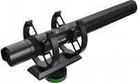 Mackie EM-98MS On-Camera Shotgun Microphone for Smartphones and DSLRs