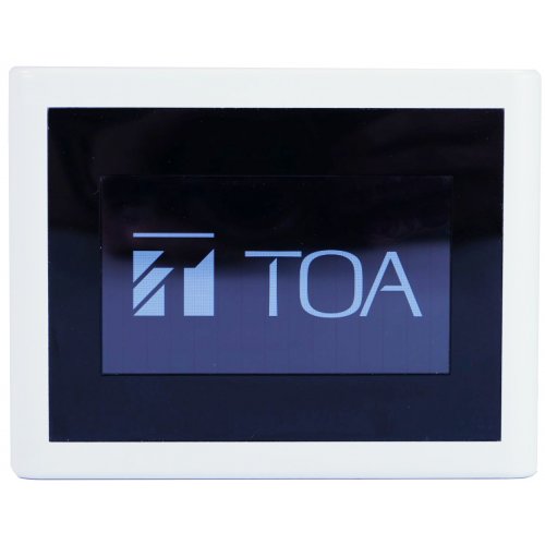 TOA M-800RCT Remote Audio Control Panel w/ Touch Display for M-8080D-AM (White)