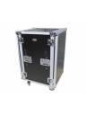 ProX 16U Vertical Shockproof 20in Deep Rack Case w/Side Tables & Casters