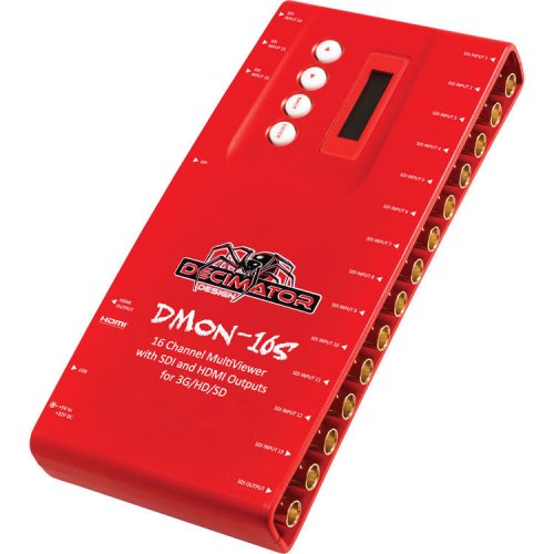 Decimator DMON-16S 1 to 16 Channel Multiviewer with SDI and HDMI