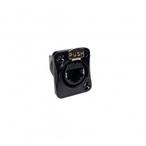 AVShop Panel Mountable Cat5e Ethercon Connector - Black