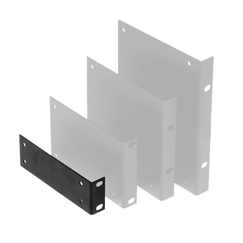 AVShop Universal 1U Rear Rack Bracket for Non-Rack-Eared Shelves (Pair)
