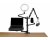 Gator Frameworks Content Creation Desk Mount Stand