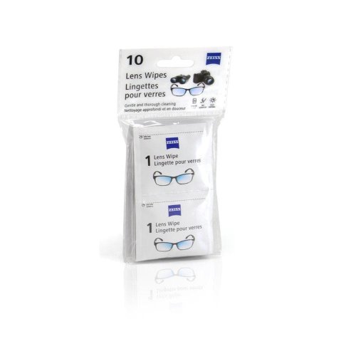 Zeiss Lens Cleaning Wipes (10-Pack)