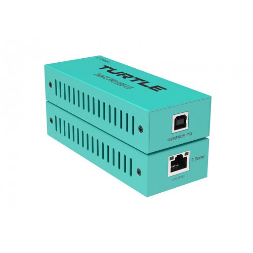 Turtle AV Pro Dual-Channel USB-B to Dante I/O Converter