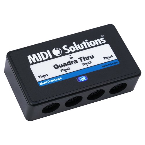 MIDI Solutions MultiVoltage Quadra Thru 1-In / 4-Out