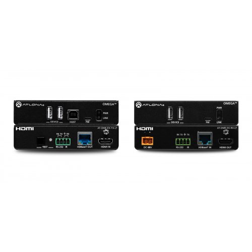 Atlona AT-OME-EX-KIT-LT Omega 4K/UHD HDMI Over HDBaseT TX/RX Lite Extender Kit