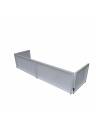 ProX XF-TTFW Table Top DJ Facade - 6 Foot / White Frame