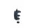 K&M 23720 Table Clamp (5/8in) - Black