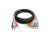 Hosa 1/4 TRS to Dual 1/4 TS Insert Snake - 4 Meter