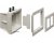 Arlington Recessed Indoor Box - Double Gang