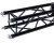 Global Truss F34 12-inch Square Truss - 6.56ft / 2.0M Black