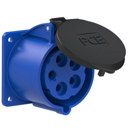 PCE PS530R9 CEE 30A 120/208v P&S Female Panel C5 4P5W IP44