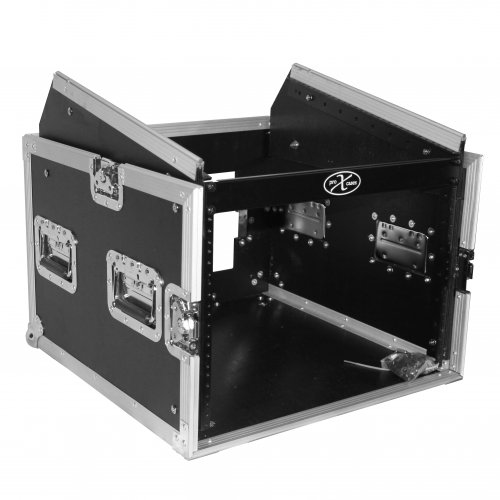 ProX 8U Rack x 10U Top Mixer Combo Flight Case