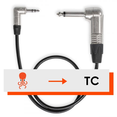 Tentacle Sync Tentacle to Right Angle 6.3mm Plug Timecode Cable