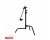 Matthews 20in Double Riser C-Stand w/ Grip Head + Arm 5.25ft - Black