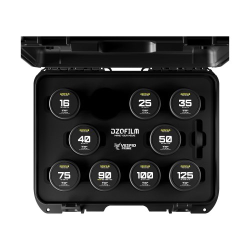 DZOFilm Vespid Prime 16/25/35/40/50/75/90/100/125mm 9-Piece Cine Lens Kit