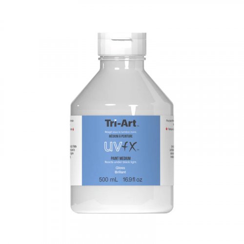 TriArt UVFX Black Light Poster Paint (500ml) - Medium Gloss