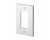 AVShop Decora Single Gang Wall Plate - White